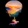 Men's Design By Humans Summer Sunrise By BobyBerto T-Shirt - 2 of 4