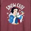 Women's - Disney - Snow Cute Lightweight French Terry Wide Neck Long Sleeve Shirt - 2 of 4