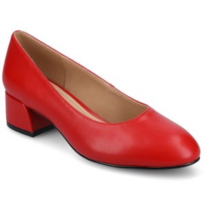 Journee Women's Saarii Medium and Wide Width Pumps - 1 of 4