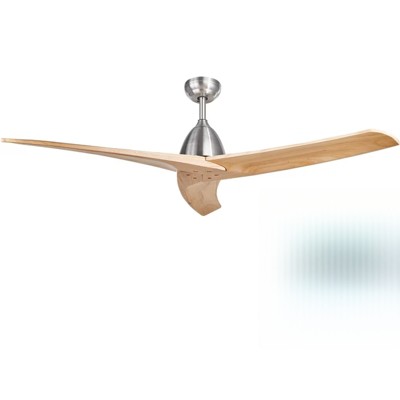 VisioGear Ceiling Fans, 60 Inch Large Ceiling Fans with 3 Blades, Quiet for Patio Farmhouse Living Room Bedroom Office, Yellow, 60"*60"*19"