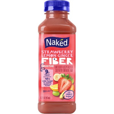 Naked Juice Strawberry Lemon Ginger Fiber Smoothie - 15.2 fl oz