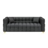 NicBex Modern 3-Seat Futon Sofa Couch with Pillows & Gold Feet,Waterproof Upholstered Lounge Settee Sofa for Living Room,Bedroom - 4 of 4