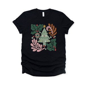 Simply Sage Market Women's Boho Christmas Short Sleeve Graphic Tee - 1 of 4