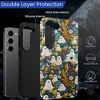 BONGEEK Case Compatible with Samsung Galaxy S23 Plus,Scratch Resistant Hybrid 2-Layer Hard Shell Bright Phone Case, Autumn Garden Halloween - 4 of 4
