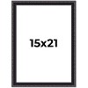 PosterPalooza | Antique Red Picture Frame - UV Acrylic, Foam Board Backing, Hanging Hardware - 2 of 4
