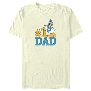Men's Mickey & Friends Father's Day Donald #1 Dad T-Shirt - 1 of 4