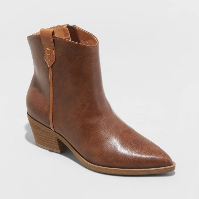 wide width cowboy booties