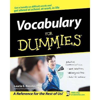 Vocabulary for Dummies - (For Dummies) by  Rozakis (Paperback)