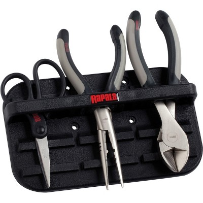 Rapala Magnetic Tool Holder and Tools Combo Pack (Side Cutter, Scissors,  Pliers)