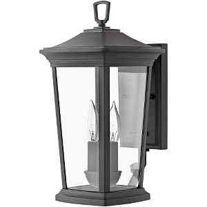 Hinkley Bromley 15 1/2" High Museum Black Outdoor Wall Light - 1 of 2