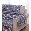 Greenland Home Fashions1510MFPL Medina Multicolor Loveseat Protector, 103x76 Inches - 3 of 4