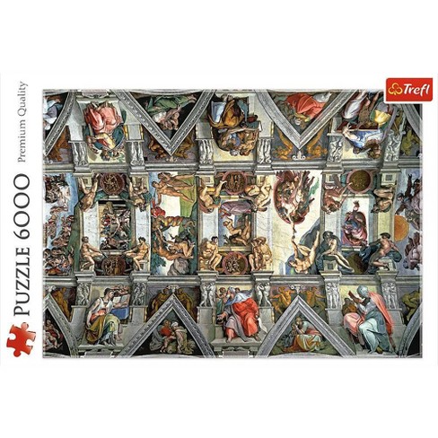 Trefl Sistine Chapel Ceiling Jigsaw Puzzle - 6000pc: Brain Exercise, Memory  Skills, Gender Neutral, Cardboard