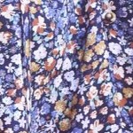 black multi ditsy floral