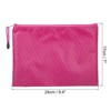 Unique Bargains Waterproof Cloth Zipper Home Office Travel File Bags 5 Pcs - 2 of 4