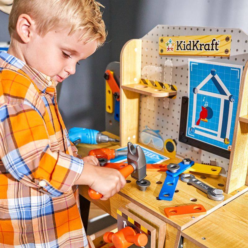 KidKraft Blueprint Build Workbench - 41pc, 3 of 10