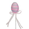 Northlight Set of 6 Colorful Speckled and Glittered Easter Egg Picks, 14.5" - 4 of 4