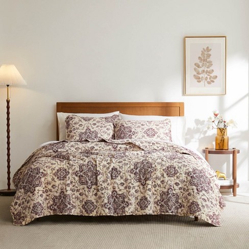 Southshore Fine Linens - Light Weight Contemporary Quilt Set, Color: Slate/Size: Full - Queen/Set Includes: 3 Piece