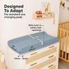 LISM 2-Pack 100% Cotton Changing Pad Covers Diaper Changing Pad Sheets - 4 of 4