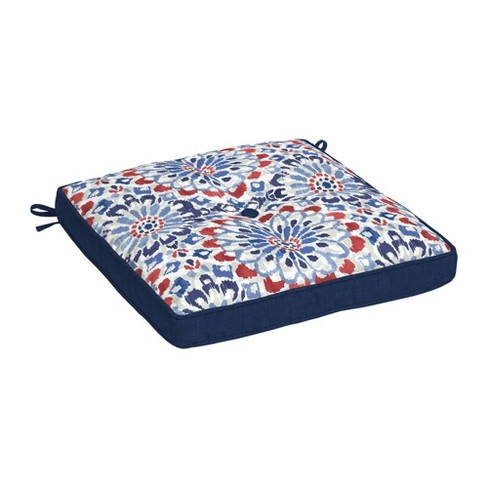 Kensington Garden 21x21 Solid Outdoor Seat And Back Chair Cushion Navy :  Target