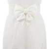 Elerevyo Women's Dress Elastic Waistband Versatile Belts Wide Bow Tie Belt - 4 of 4