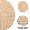 Unique Bargains Indoor Gardening Woven Plant Coasters 6 Pcs - 4 of 4