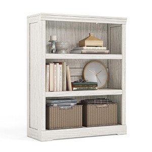 Small Bookcase Shelf Storage Organizer, Modern Book Shelf for Bedroom, Living Room and Home Office - 1 of 4