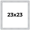 PosterPalooza | Square Classic Silver Picture Frame - UV Acrylic, Foam Board Backing, Hanging Hardware - 2 of 4
