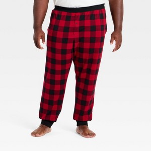 Men's Knit Jogger Pajama Pants - Goodfellow & Co™ Red - 1 of 4