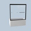 NicBex Shower Door 56"-60" W x 58" H Semi-Frameless Double Sliding Tub Door 1/4" (6mm) Thick SGCC Shower Screen for Bathroom, Hotel - 3 of 4