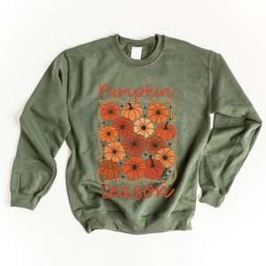 Simply Sage Market Pumpkin Season Floral Sweatshirt - 1 of 4