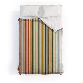 Magical Stripes Cotton Comforter & Sham Set - Deny Designs