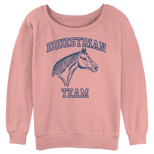 Juniors Womens Lost Gods Equestrian Team Sweatshirt - 1 of 3