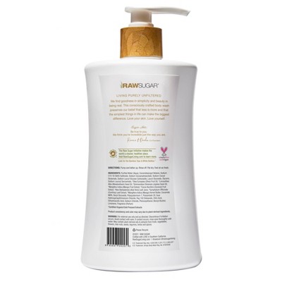 Raw Sugar Body Wash Pump Raw Coconut + Mango - 40 fl oz_3