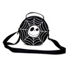 Disney Bag, Cross Body, Round, The Nightmare Before Christmas Jack Face with Spider Web, Vegan Leather - 4 of 4