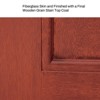 36 x 80 Knock-Down Fiberglass Entry Door with Brickmould, Vinyl Frame,Right Hand Inswing - 2 of 4