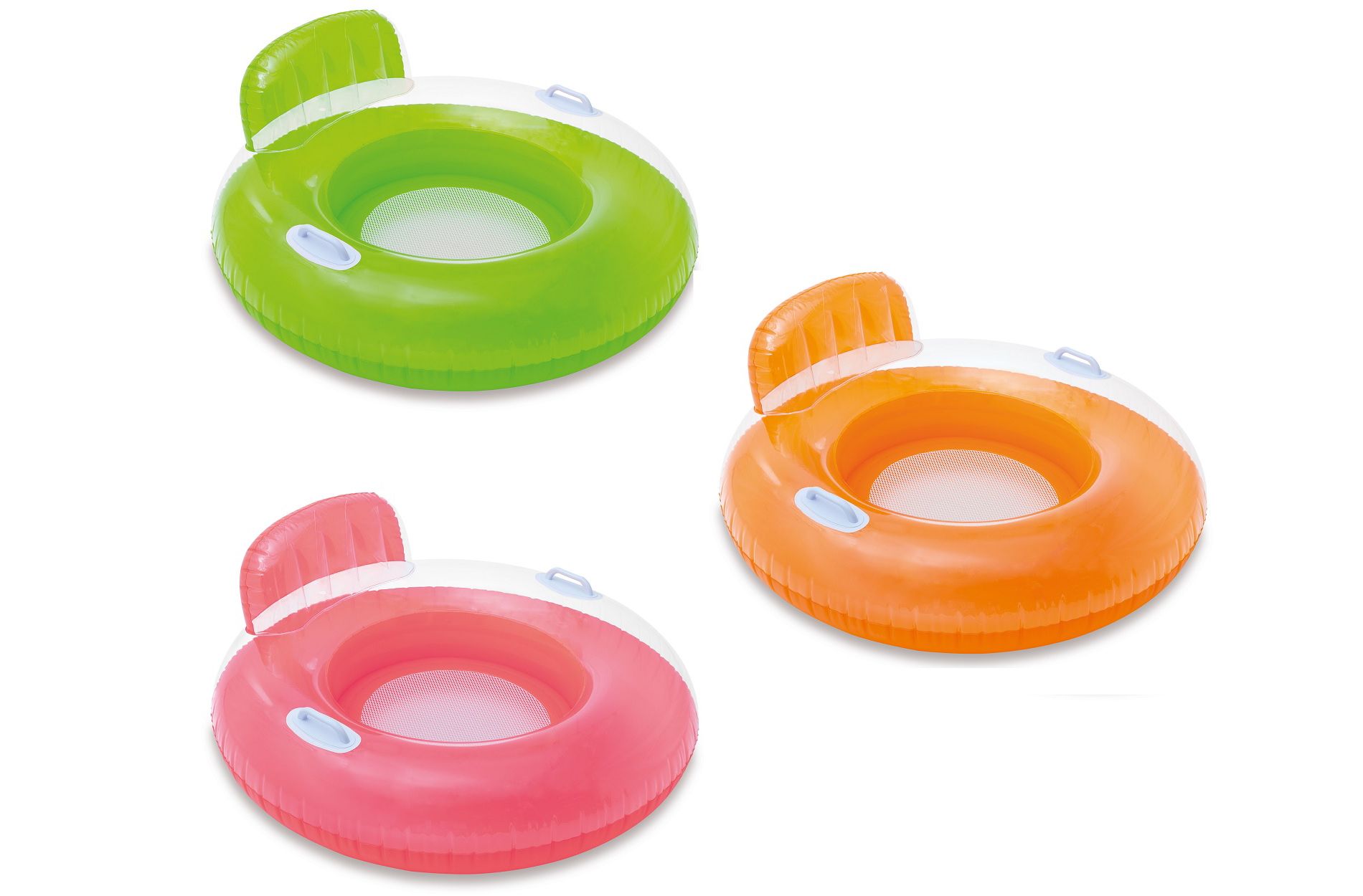 Intex Candy Color Inflatable Lounges 40-inch Diameter 3-Pack