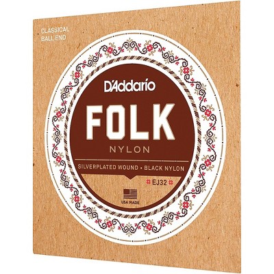 D'Addario EJ32C Folk Nylon Saiten Ball End | Deutschland
