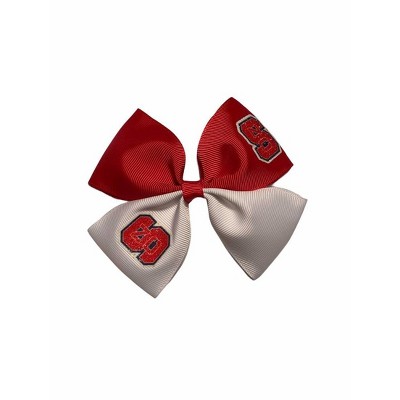 NCAA NC State Wolfpack Glitter Pinwheel Hair Bow