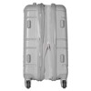 Olympia Denmark 21 Inch Expandable Carry On 4 Wheel Spinner Multiple Grip Luggage Suitcase with Aluminum Locking System and Interior Divider, Silver - 3 of 4