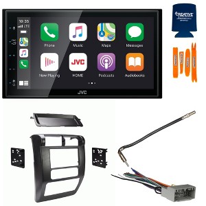 JVC KW-M560BT 6.8" CarPlay/Android Auto Receiver Bundle for Wrangler 03-06 - 1 of 4