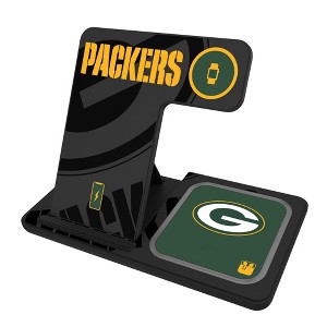 Keyscaper NFL NFC Teams Monocolor Tilt 15-Watt 3 in 1 Charging Station - 1 of 4