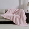 50"x60" Cotton Waffle Knit Throw Blanket - Isla Jade - 4 of 4