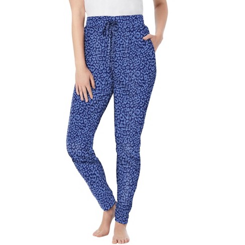 Dreams & Co. Women's Plus Size Relaxed Pajama Pant - 18/20, Blue : Target