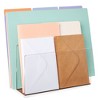 Okuna Outpost Clear Acrylic File Organizer with 2 Slots, Office Desk Paper, Mail, and Letter Sorter, 9 x 5 x 7 In - 4 of 4