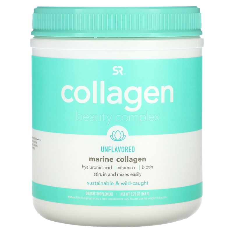Sports Research Collagen Beauty Complex, Marine Collagen, Dietary Supplement, Powder, 1 of 3