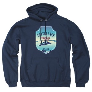 Men's Crater Lake National Park Illustrated Landscape Pull-Over Hoodie - 1 of 4