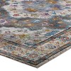 Modway Success Anisah Distressed Floral Vintage Medallion 8x10 Area Rug - 4 of 4