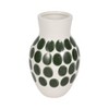 Sagebrook Home 10" Ceramic Vase - Contemporary Abstract Polka Dot Flower Vase Decorative Table Accent - 3 of 4
