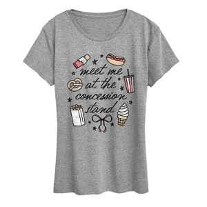 Women's - Instant Message - Meet Me Concession Stand Short Sleeve Graphic T-Shirt - 1 of 4