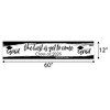 Big Dot of Happiness Black and White 2025 Graduation Party Decorations Party Banner - 2 of 4